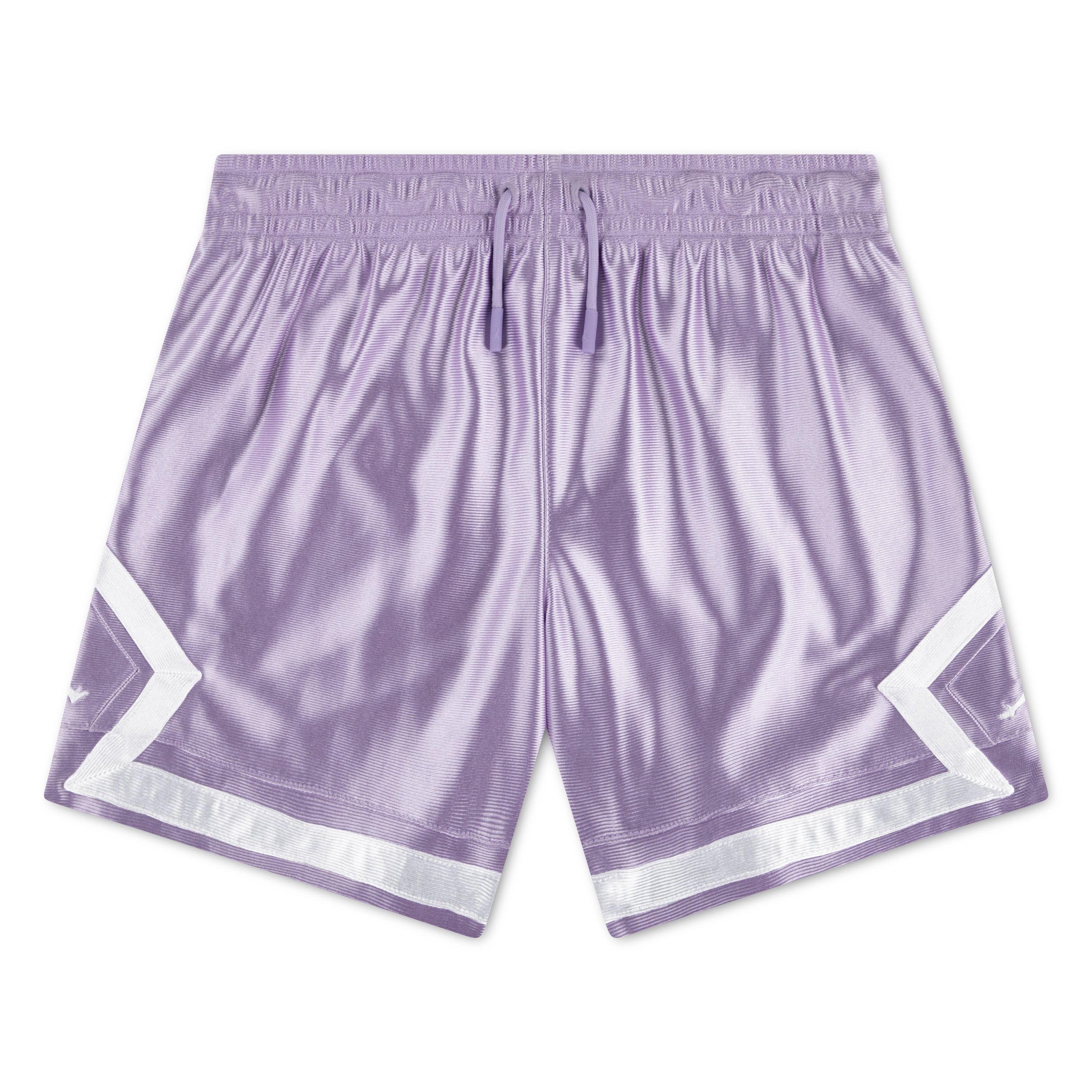 Jordan Big Girls' Purple Diamond Shorts - PURPLE